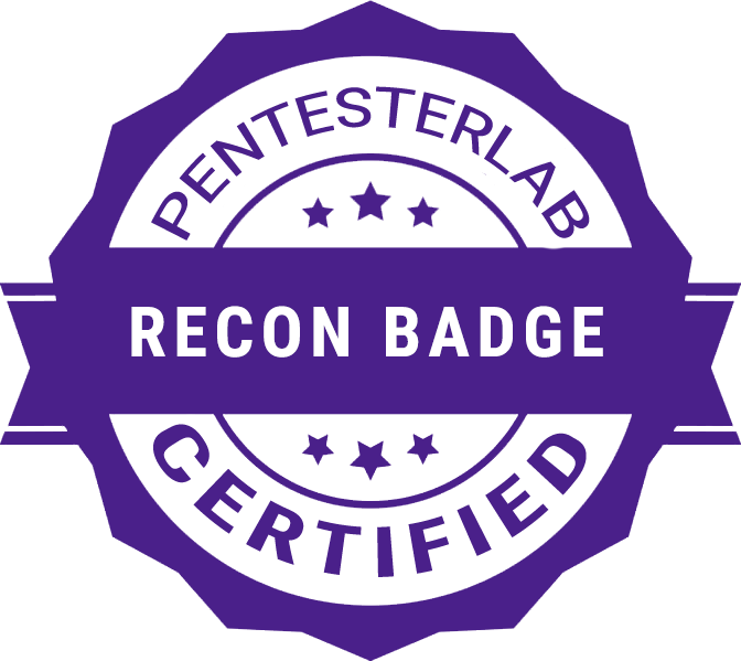 pentesterlab recon cert