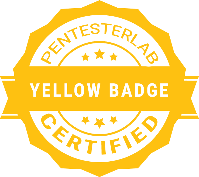 pentesterlab yellow cert